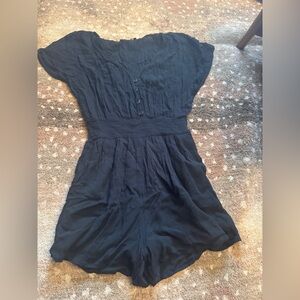 Abercrombie & Fitch Black Romper